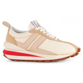 Lanvin Bumpr Anti Slip Wear Resistant Low Top Casual Shoes Women's Beige