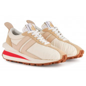 Lanvin Bumpr Anti Slip Wear Resistant Low Top Casual Shoes Women's Beige