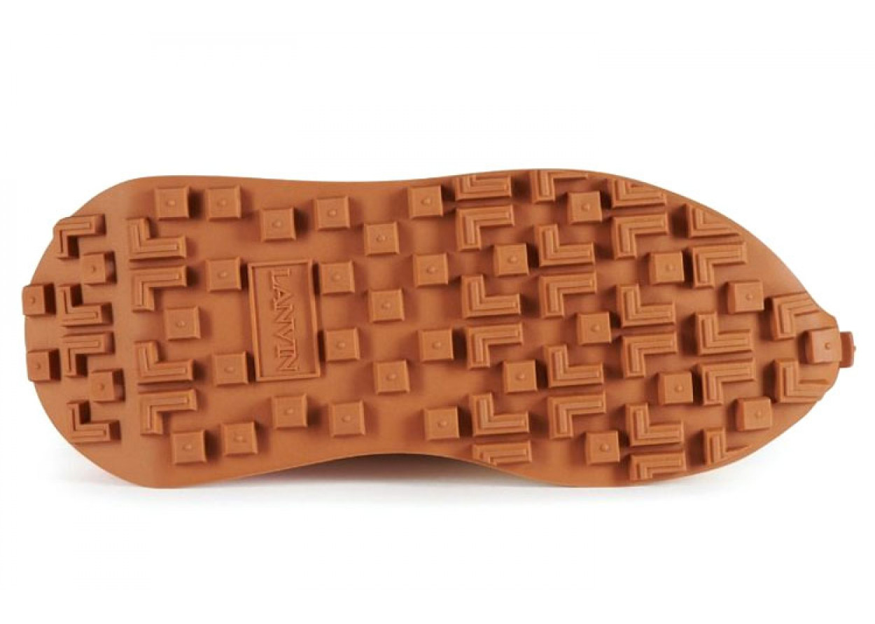 Lanvin Bumpr Anti Slip Wear Resistant Low Top Casual Shoes Women's Beige