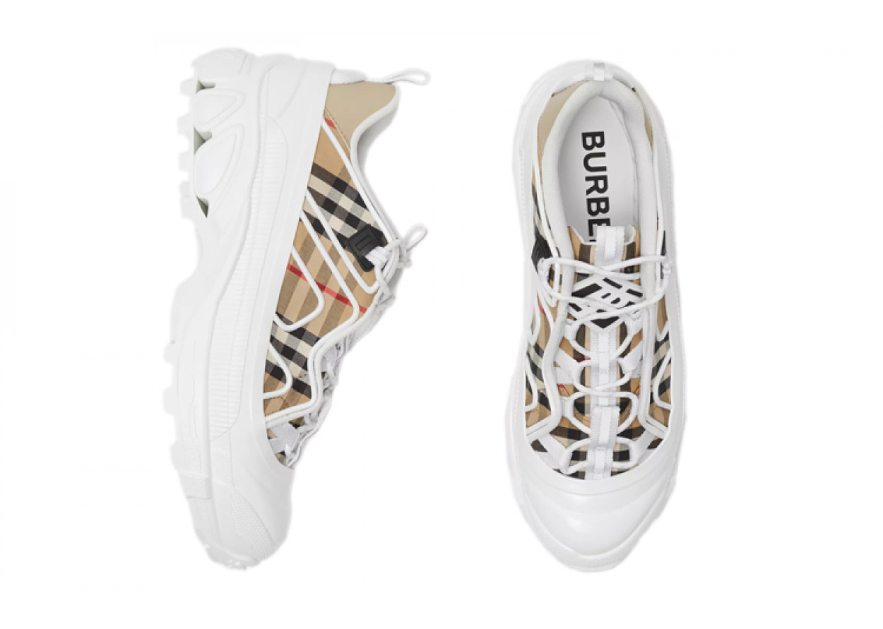 Burberry Arthur Vintage Check Cotton Sneakers