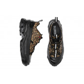 Burberry Arthur Monogram Print Black Bridle Brown