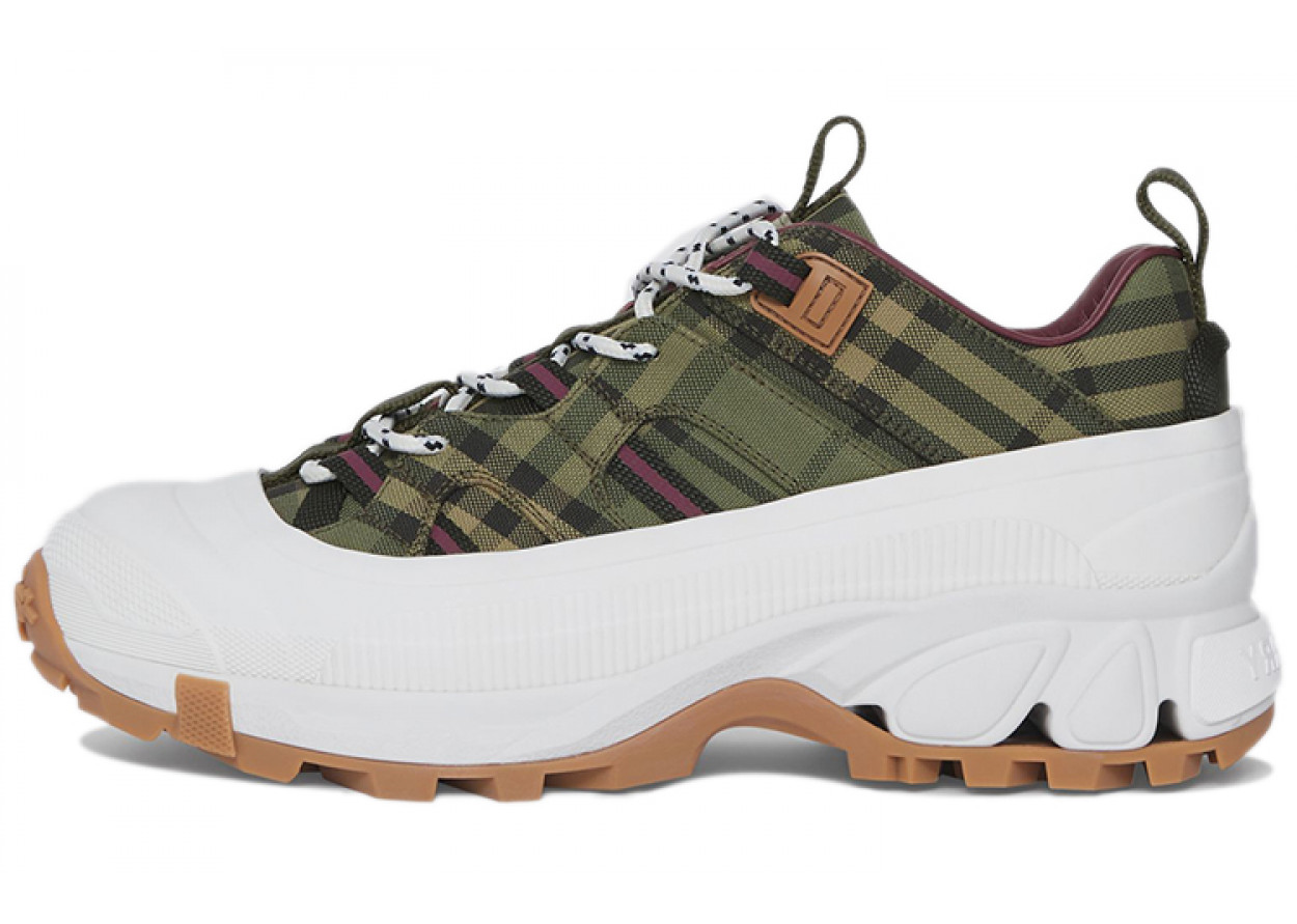 Burberry Arthur Check Cotton Military Green Women's