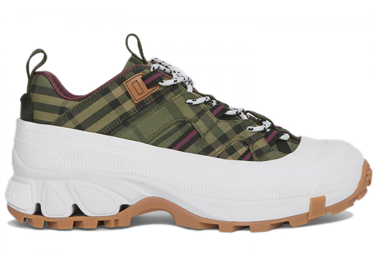 Burberry Arthur Check Cotton Military Green Women's