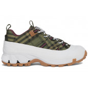 Burberry Arthur Check Cotton Military Green Women's