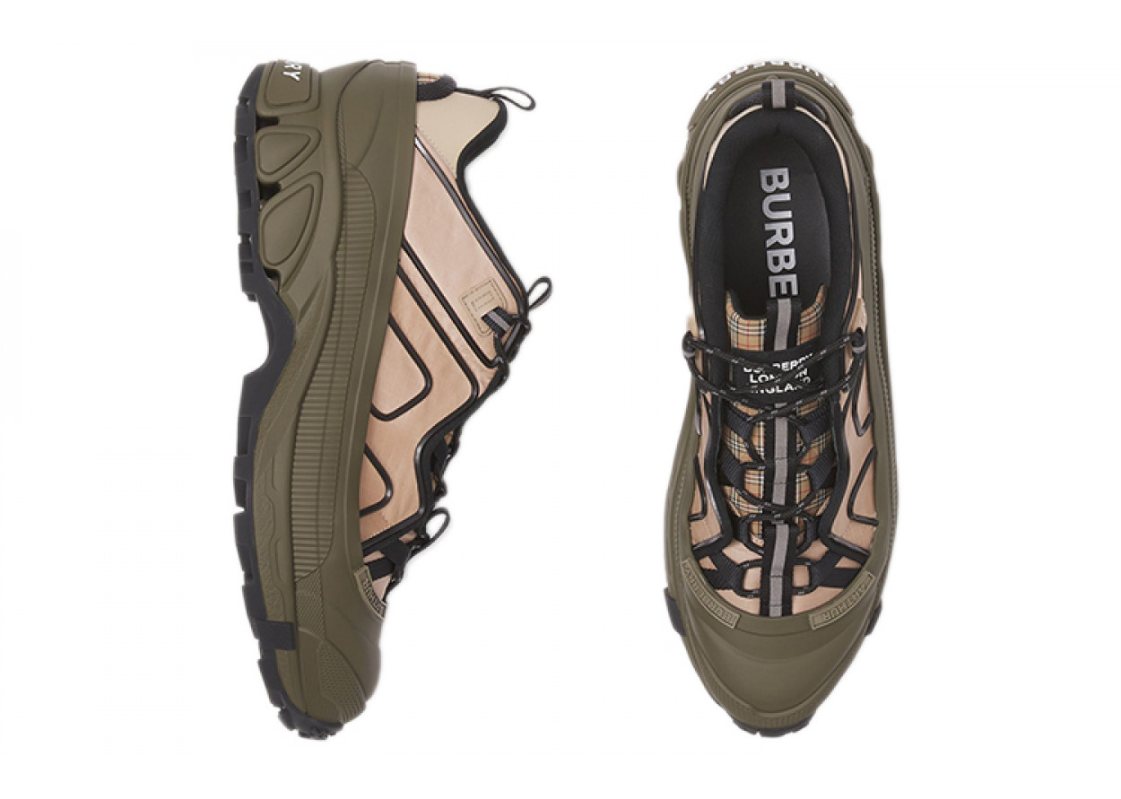 Burberry Arthur Military Green Beige