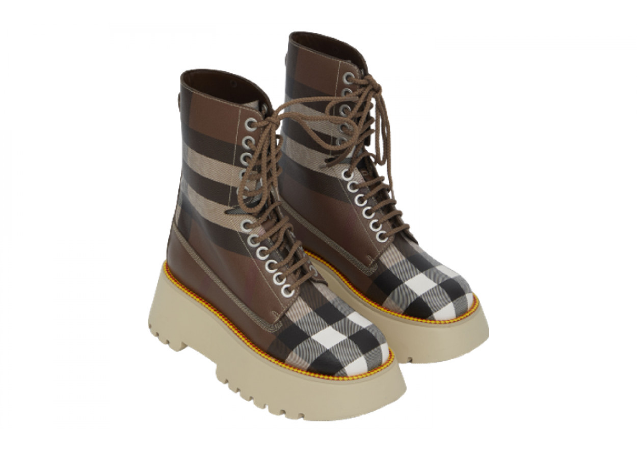 Burberry Ankle Boots Women's Russet