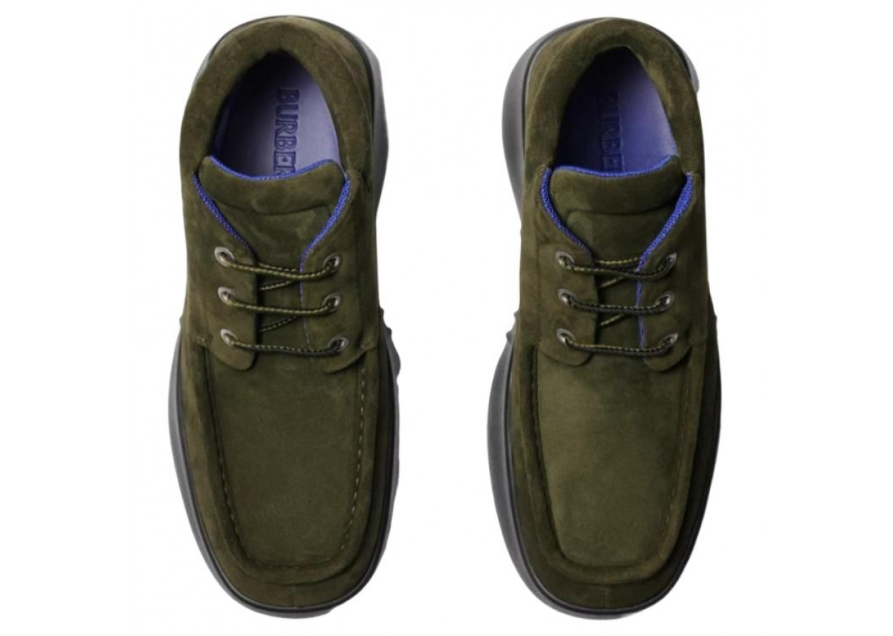 Burberry Ankle Boots Men Green