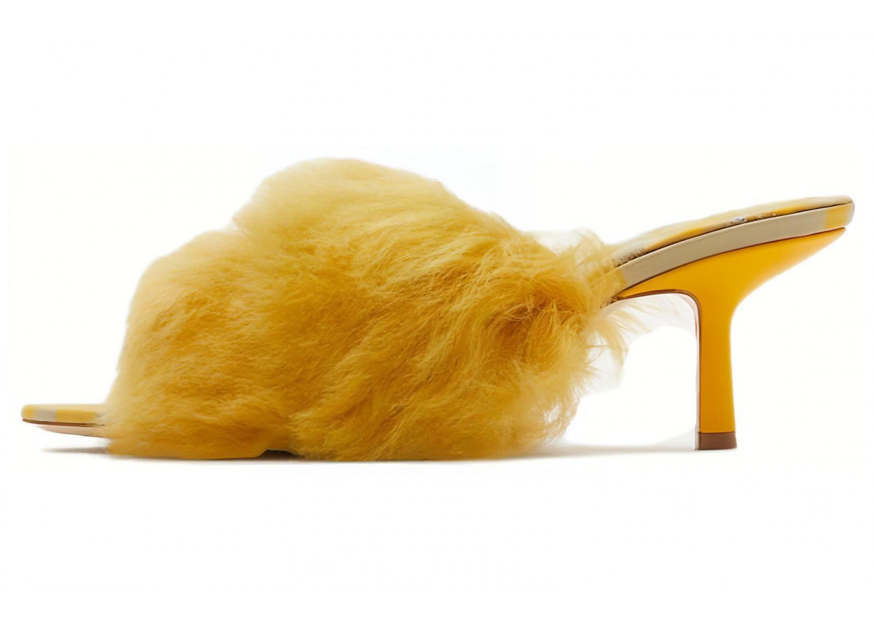 Burberry 60mm Shearling Open-toe Sandals