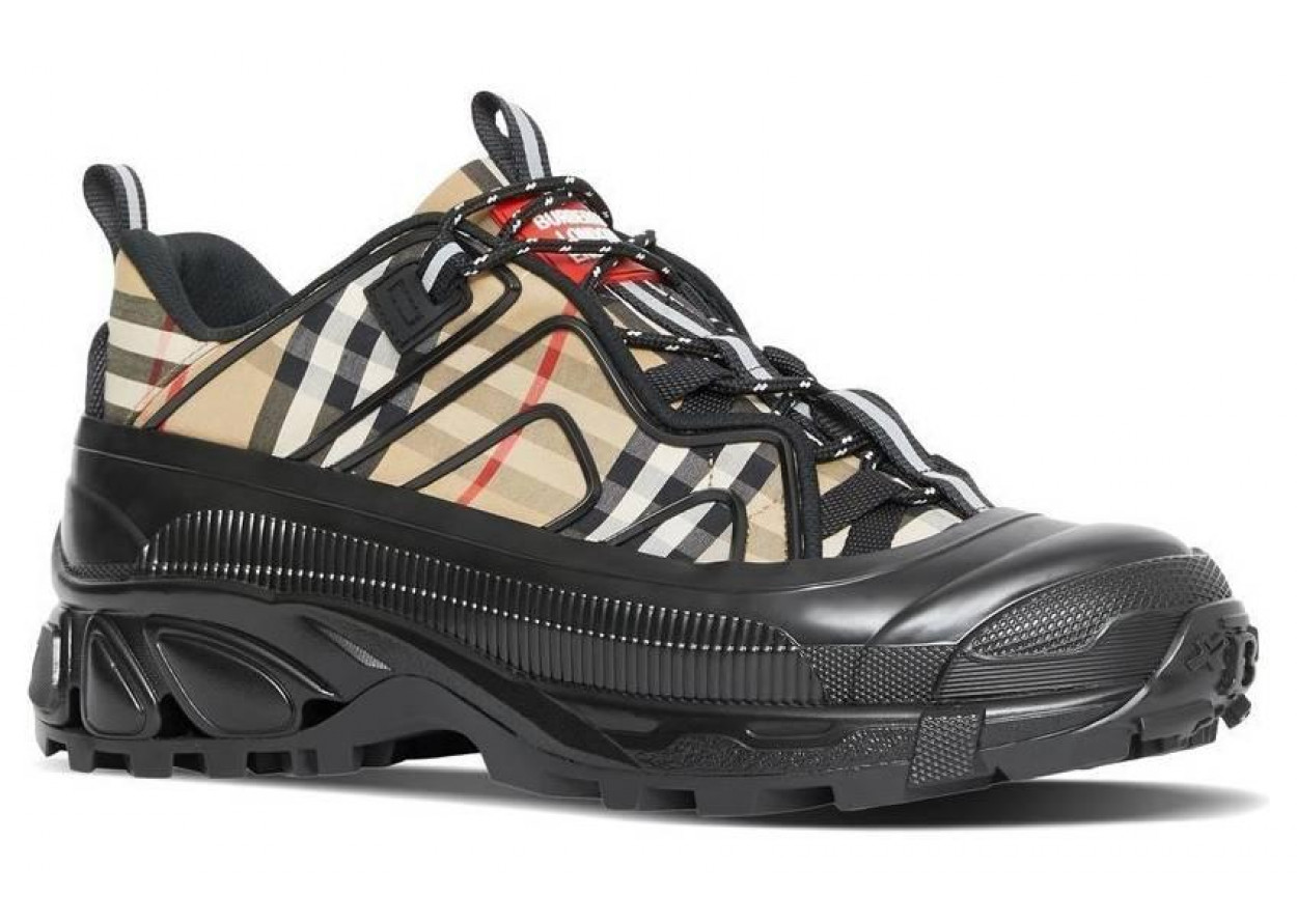 Burberry Arthur Low-Top Sports Casual Shoes Men's Brown Black