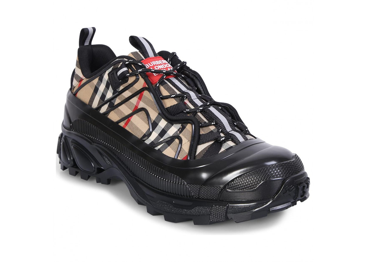 Burberry Arthur Low-Top Sports Casual Shoes Men's Brown Black