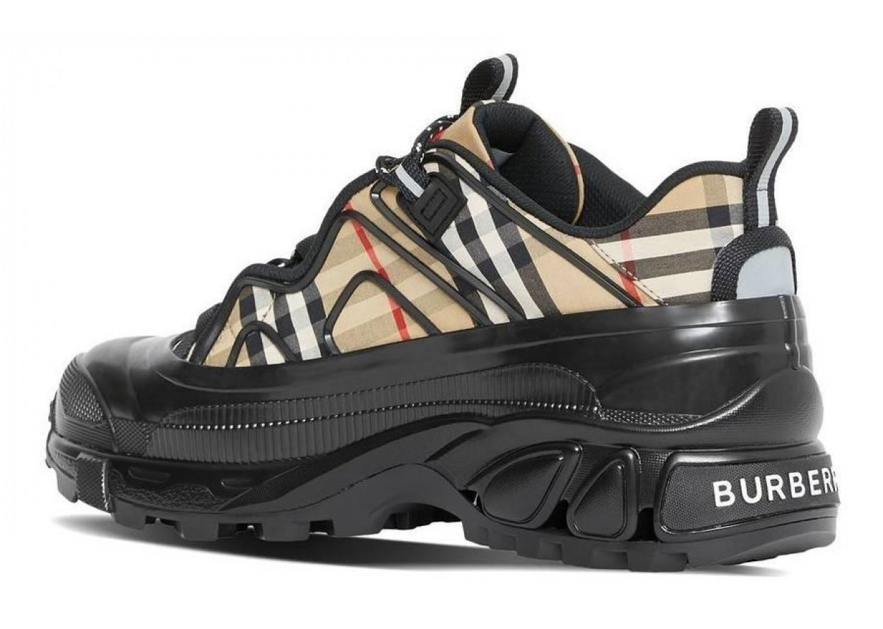 Burberry Arthur Low-Top Sports Casual Shoes Men's Brown Black