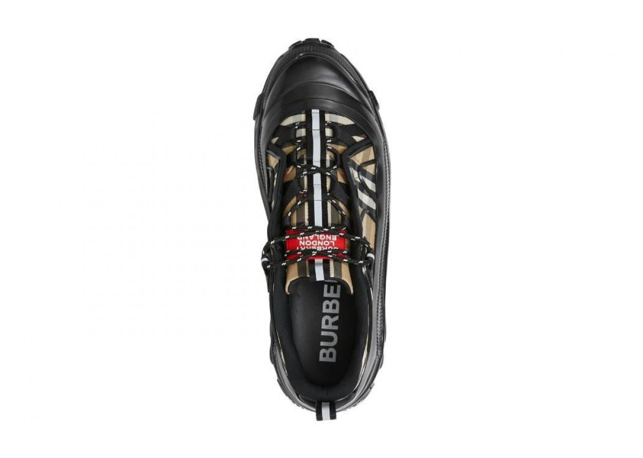 Burberry Arthur Low-Top Sports Casual Shoes Men's Brown Black