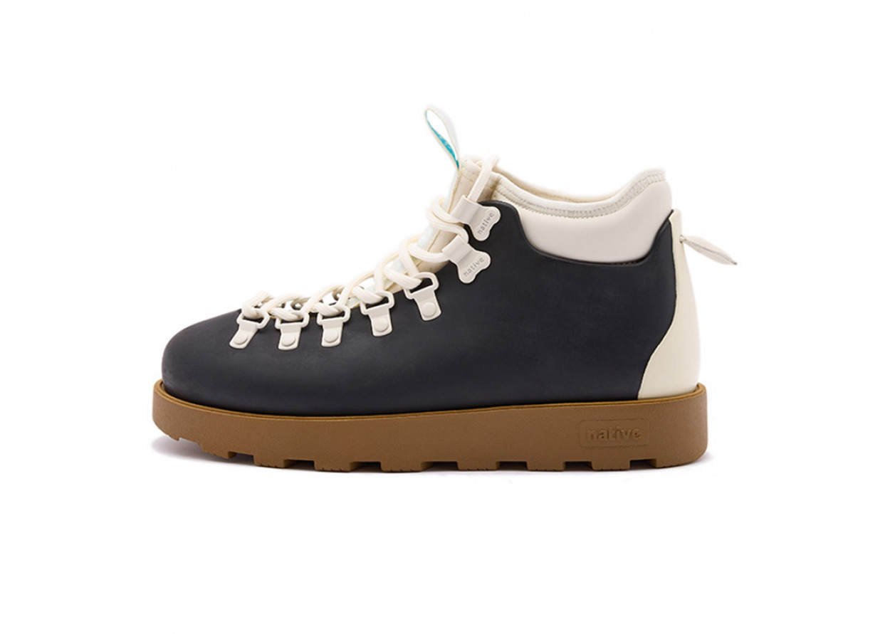 Native Shoes Fitzsimmons 3.0 Urban Adventure Collection Puffy Shoes Euro Boot Short Martin Boot Unisex Black