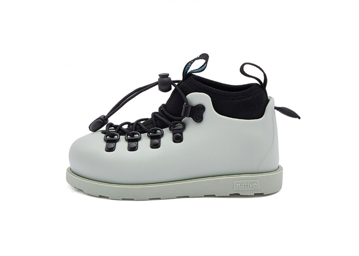 Native Shoes Fitzsimmons 3.0 Seaweed Collection Low Shaft Martin Boot Gray Green Kids'