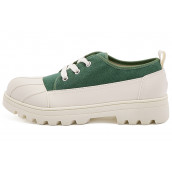 Native Shoes Canvas Shoes Unisex Low-Top Forest Green | Beige