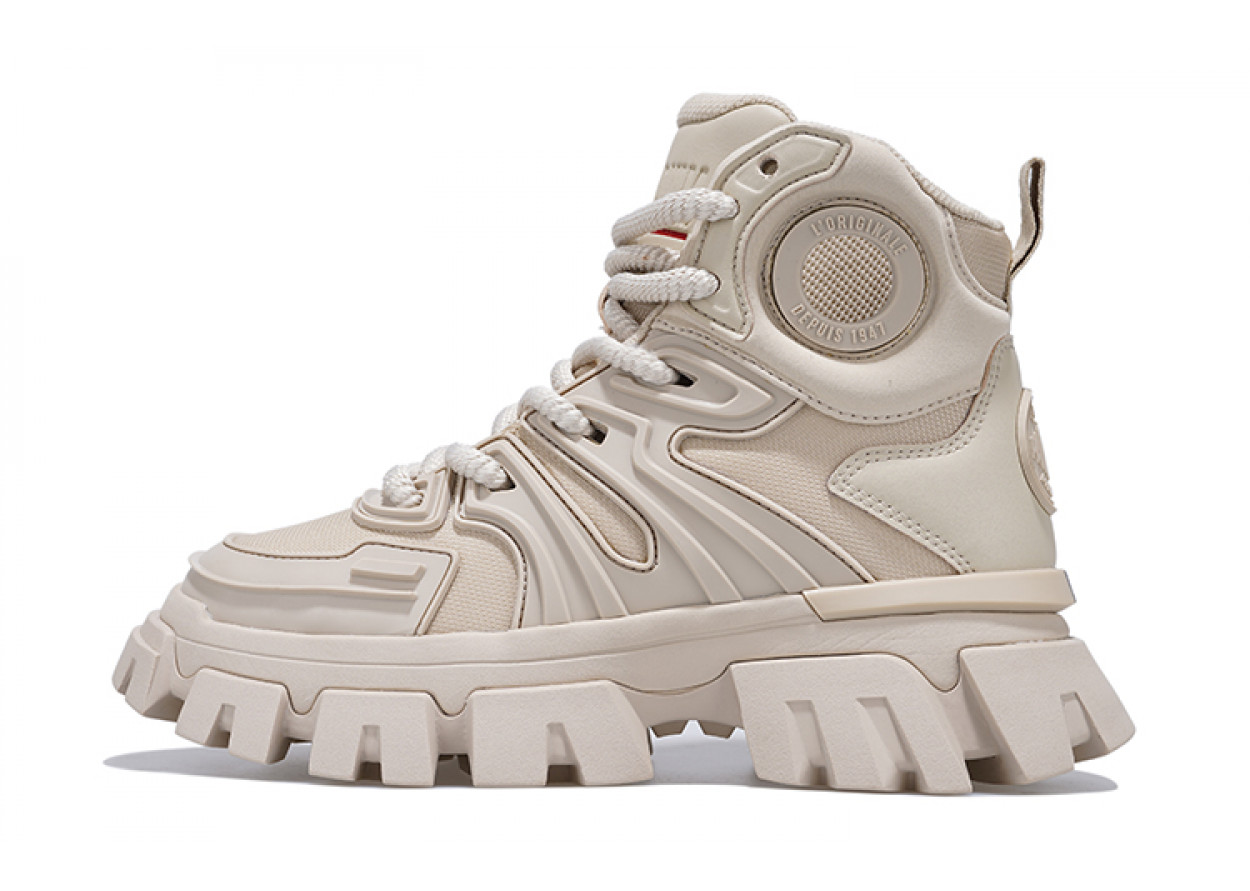 Palladium Ankle Boots Men Beige Brown