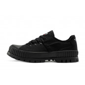 Palladium Canvas Shoes Unisex Low-Top Black