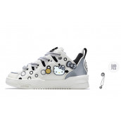 Hello Kitty x Palladium Low-Top Skateboard Shoes Women's Black Gray