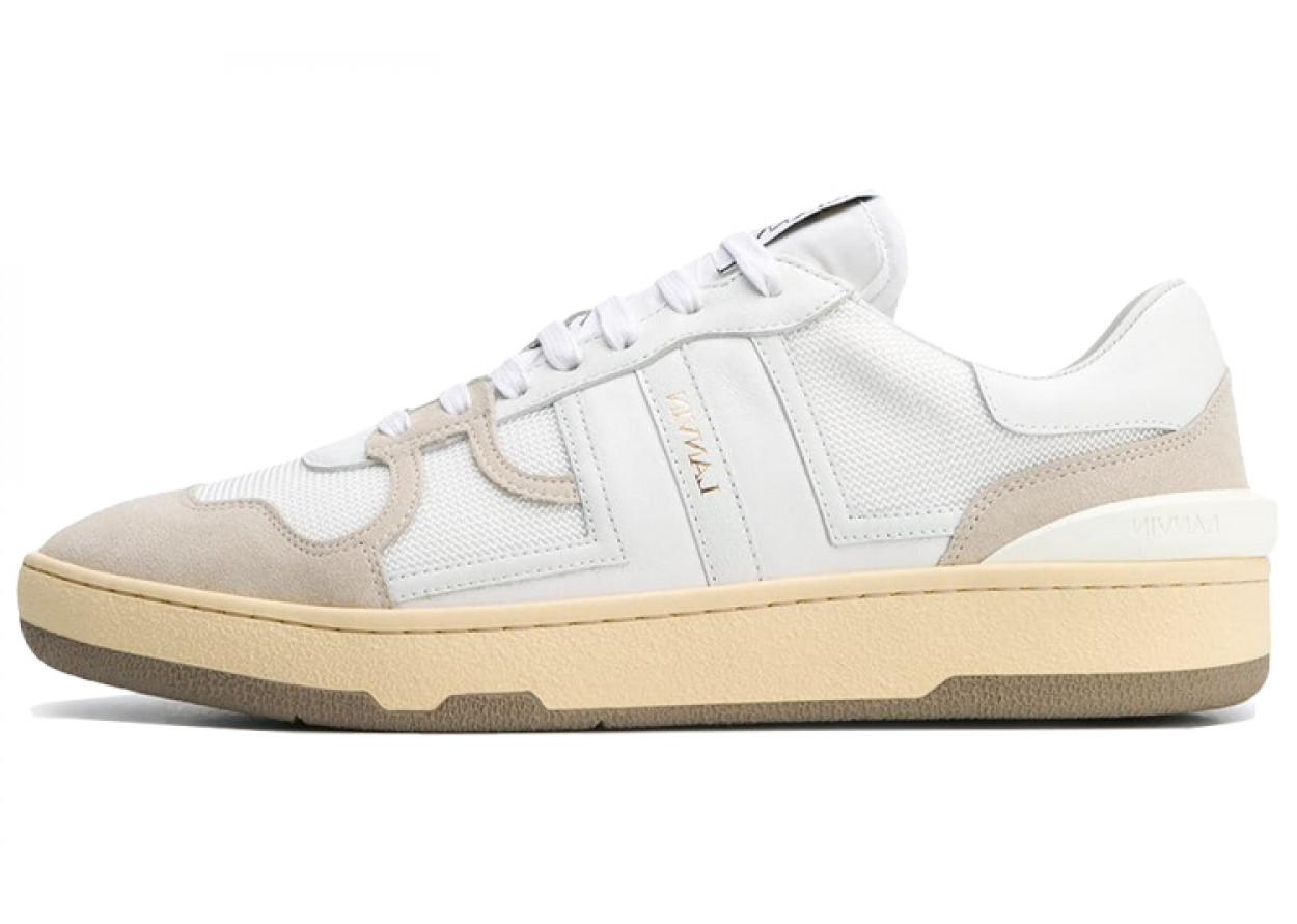 Lanvin Clay Leather Low-top Sneakers