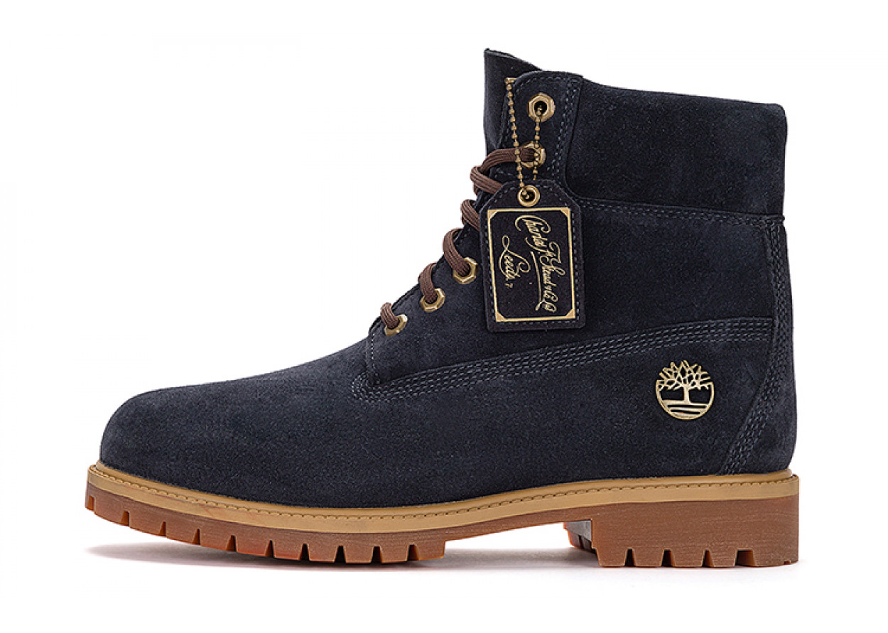 Timberland C.F. Stead Indigo Suede Heritage 6 Inch Boot 'Dark Blue Suede'