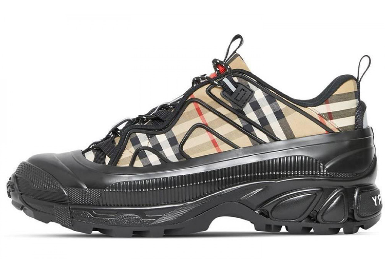 Burberry Arthur Low-Top Sports Casual Shoes Men's Brown Black